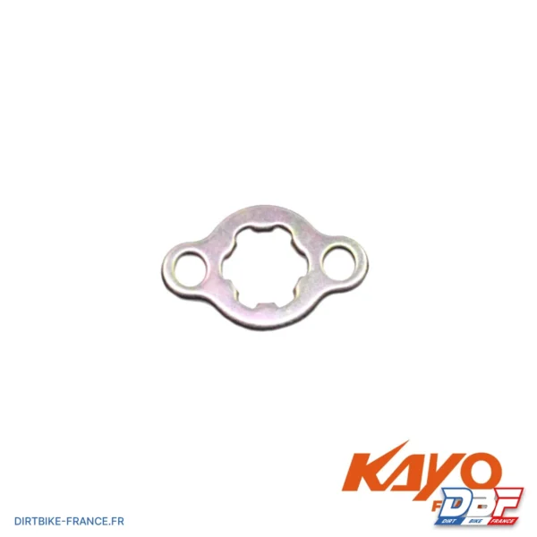 Plaque de fixation pignon sortie de boite quad KAYO, photo 1 sur Dirt Bike France