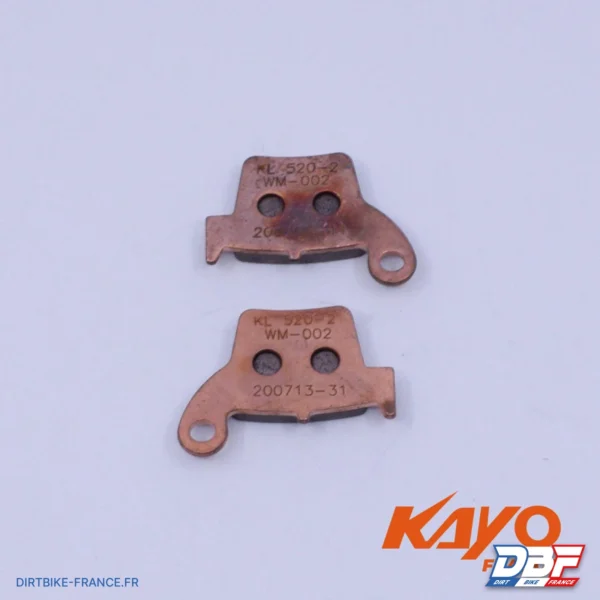 PLAQUETTES DE FREIN ARRIERE KAYO 250 T4, photo 1 sur Dirt Bike France
