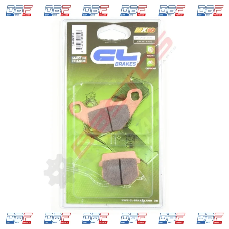 Plaquettes de frein CL BRAKES 2469MX10, Dirt Bike France - Photo N°1