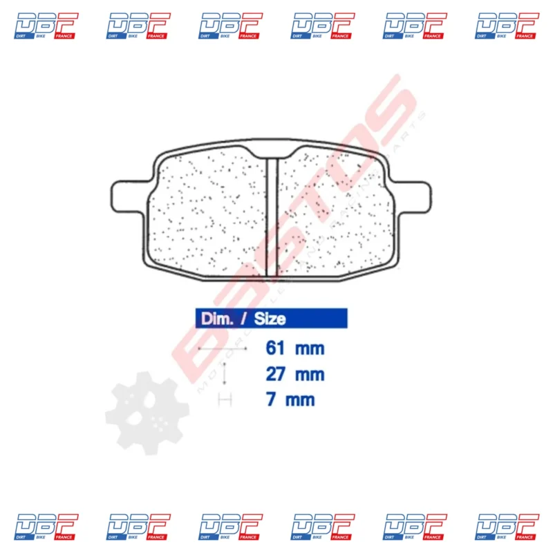 Plaquettes de frein CL BRAKES 2696S4, Dirt Bike France - Photo N°2