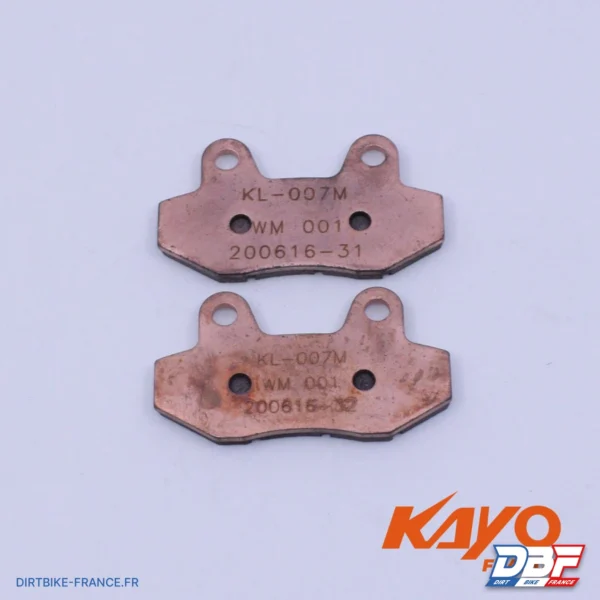 PLAQUETTES FREIN AVANT KAYO 250, photo 2 sur Dirt Bike France
