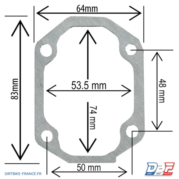 Pochette joints haut moteur 125cc quad dirt bike, photo 5 sur Dirt Bike France