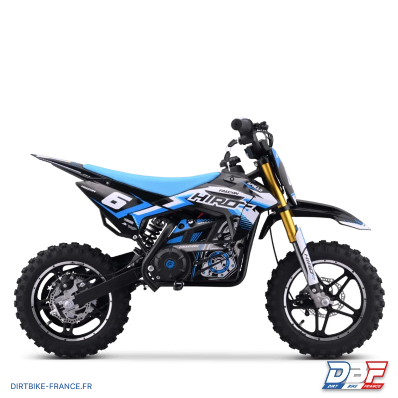 Pocket bike électrique enfant hiro falcon 550w Bleu, Dirt Bike France - Photo N°1