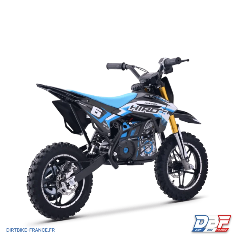 Pocket bike électrique enfant hiro falcon 550w Bleu, Dirt Bike France - Photo N°3