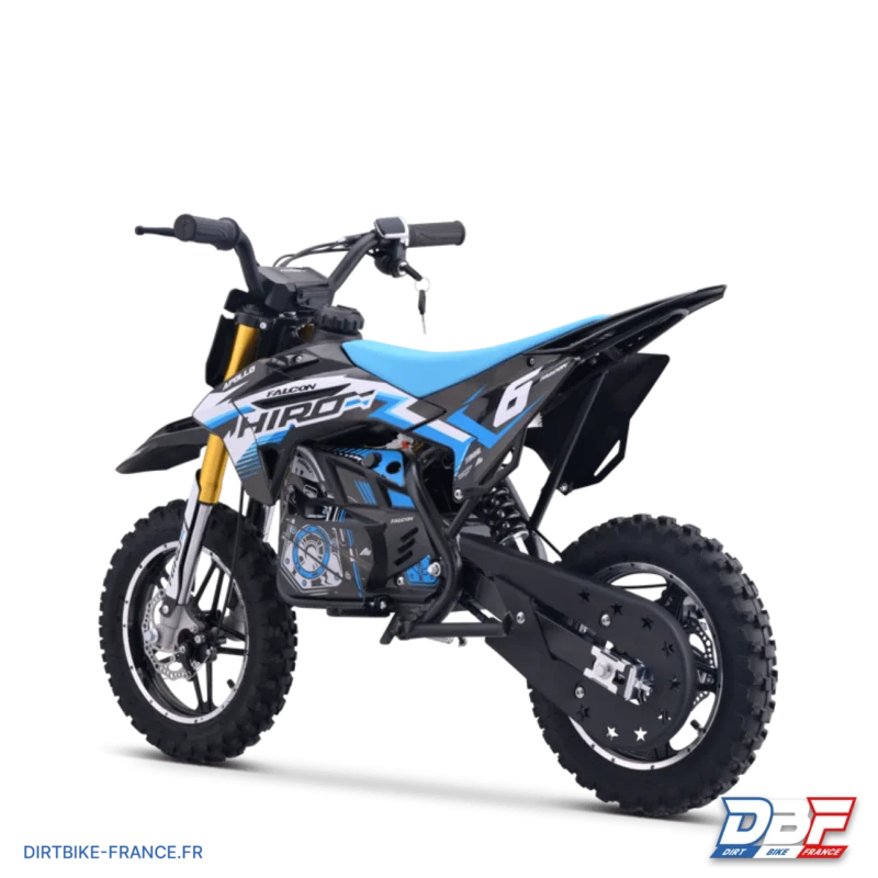 Pocket bike électrique enfant hiro falcon 550w Bleu, Dirt Bike France - Photo N°4