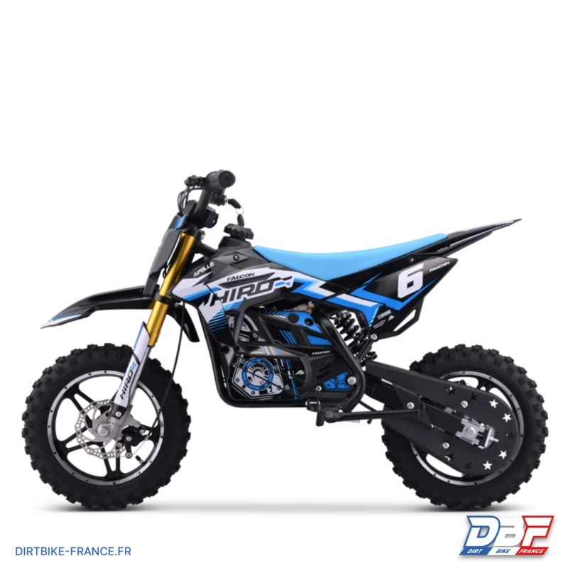 Pocket bike électrique enfant hiro falcon 550w Bleu, Dirt Bike France - Photo N°5