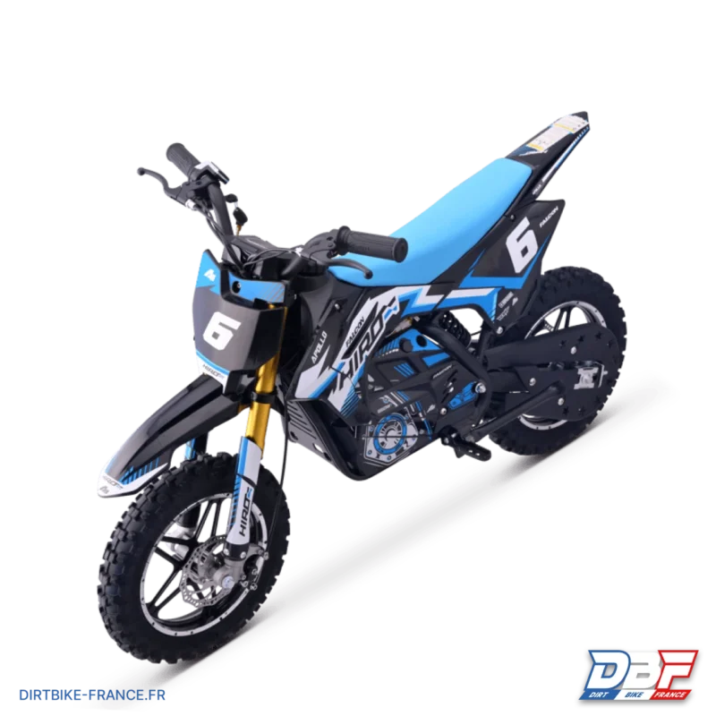 Pocket bike électrique enfant hiro falcon 550w Bleu, Dirt Bike France - Photo N°6
