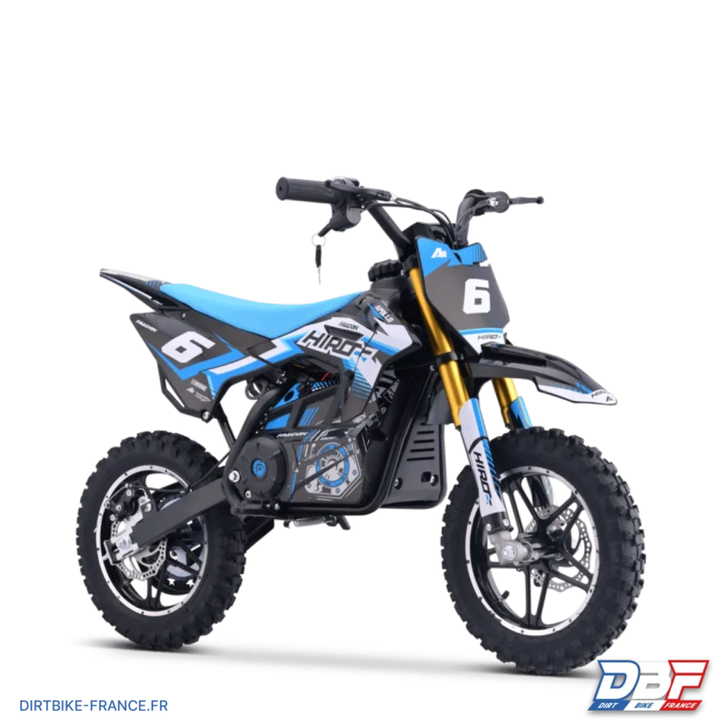Pocket bike électrique enfant hiro falcon 550w Bleu, Dirt Bike France - Photo N°8