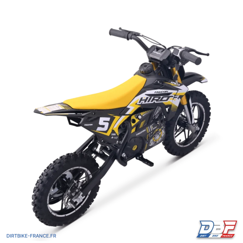 Pocket bike électrique enfant hiro falcon 550w Jaune, Dirt Bike France - Photo N°2