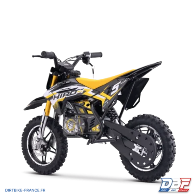Pocket bike électrique enfant hiro falcon 550w Jaune, photo 4 sur Dirt Bike France