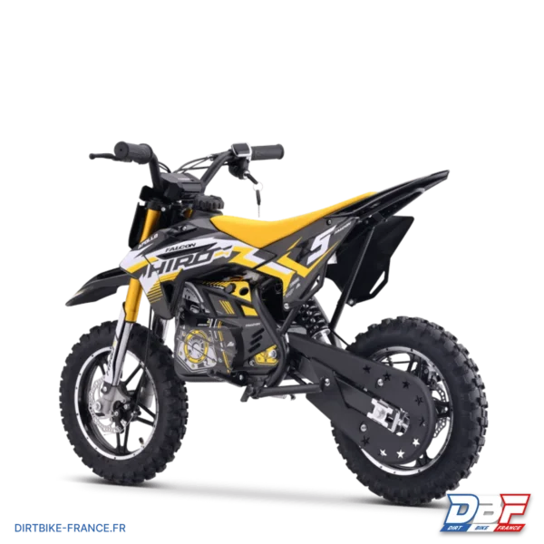 Pocket bike électrique enfant hiro falcon 550w Jaune, photo 4 sur Dirt Bike France