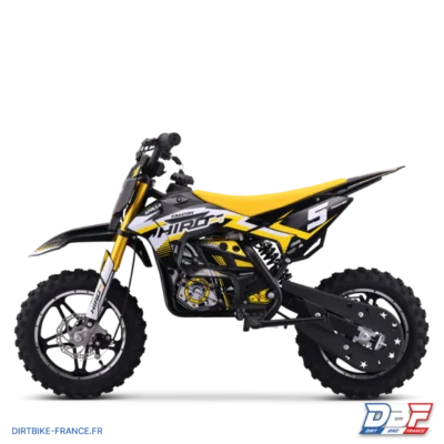 Pocket bike électrique enfant hiro falcon 550w Jaune, photo 5 sur Dirt Bike France
