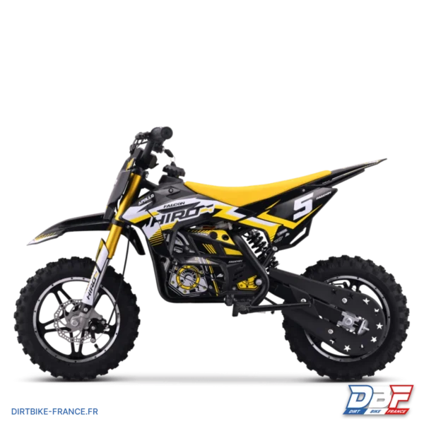 Pocket bike électrique enfant hiro falcon 550w Jaune, photo 5 sur Dirt Bike France