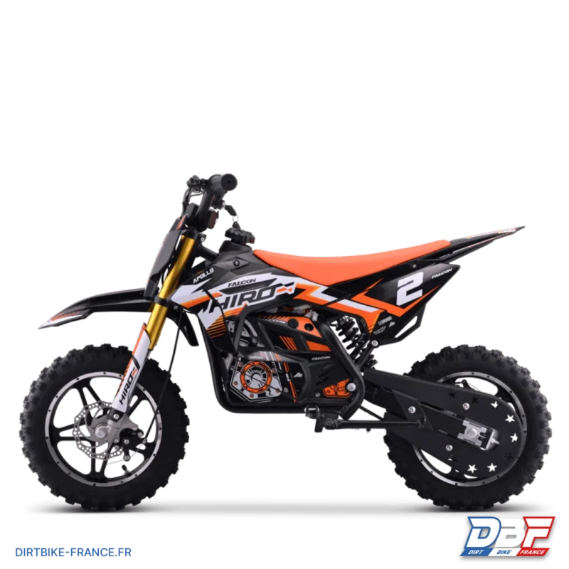 Pocket bike électrique enfant hiro falcon 550w Orange, Dirt Bike France - Photo N°5