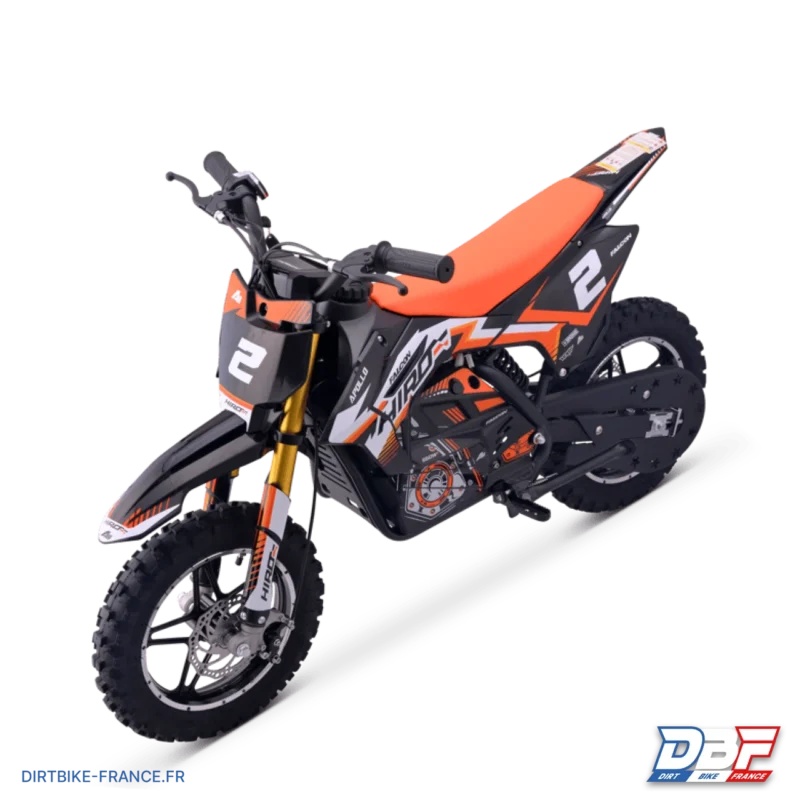 Pocket bike électrique enfant hiro falcon 550w Orange, Dirt Bike France - Photo N°6