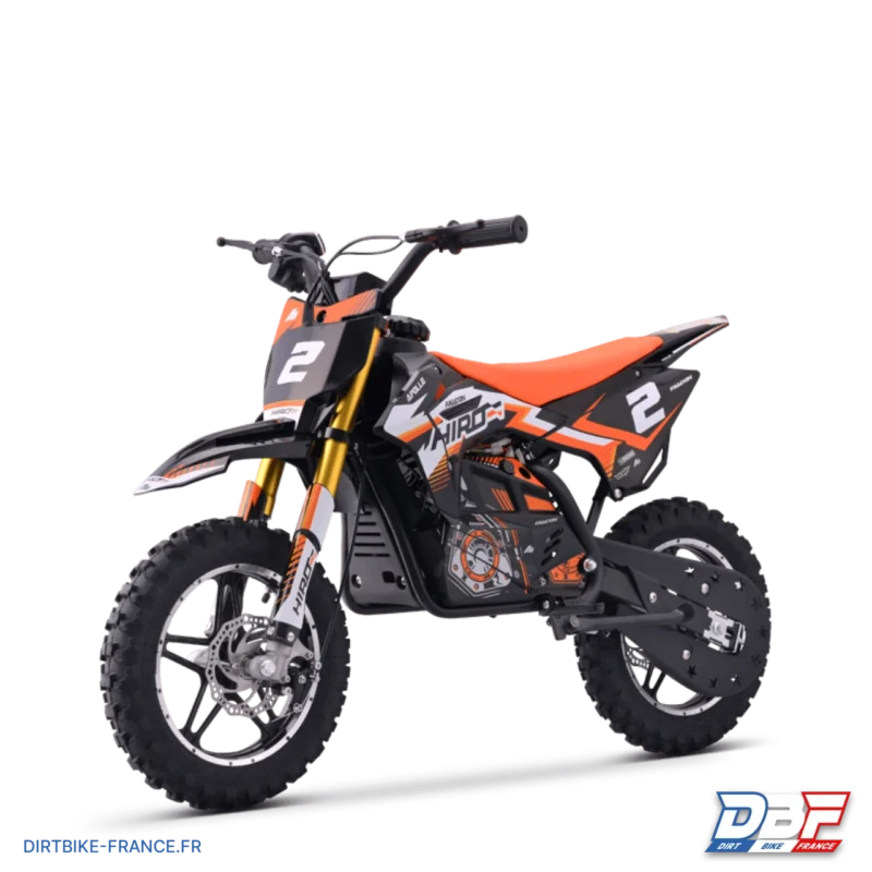 Pocket bike électrique enfant hiro falcon 550w Orange, Dirt Bike France - Photo N°7