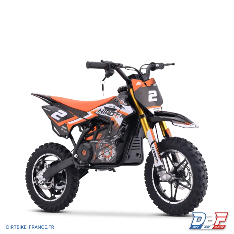 Pocket bike électrique enfant hiro falcon 550w Orange, Dirt Bike France - Photo N°8