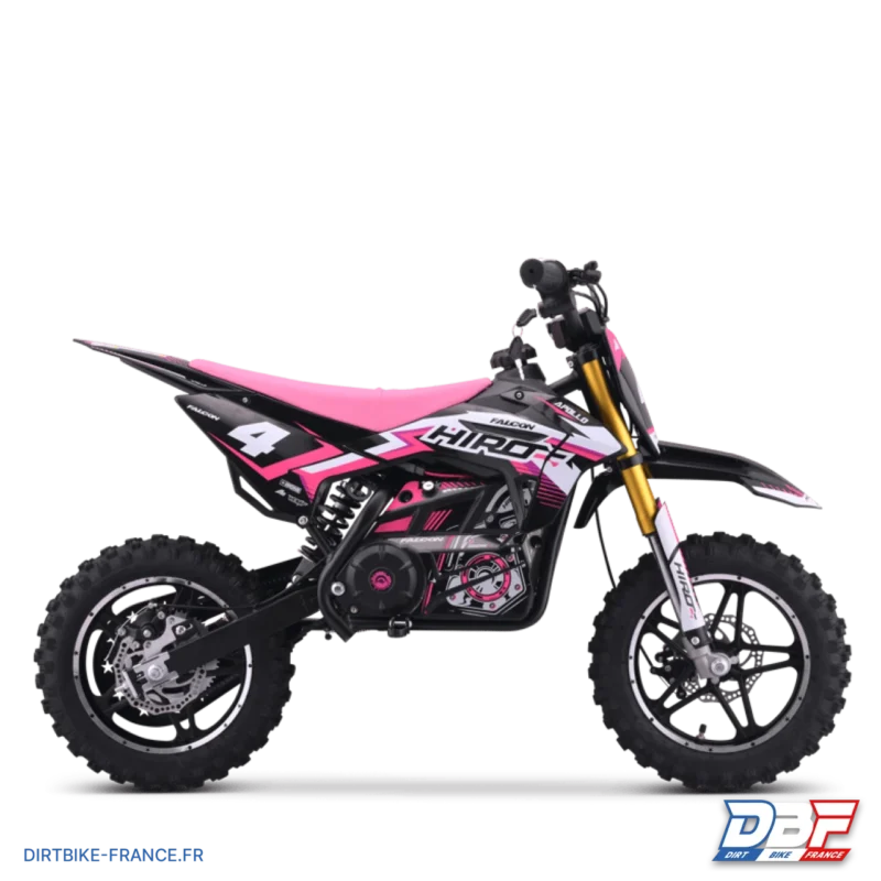Pocket bike électrique enfant hiro falcon 550w Rose, Dirt Bike France - Photo N°1