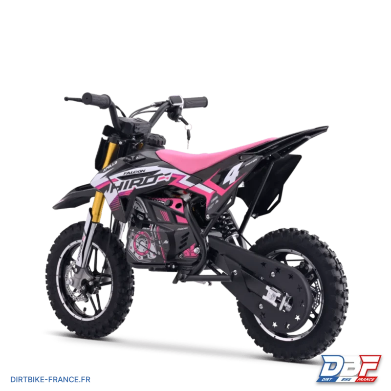 Pocket bike électrique enfant hiro falcon 550w Rose, Dirt Bike France - Photo N°4