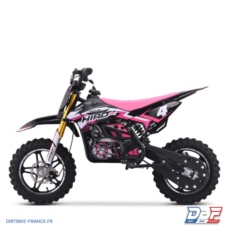 Pocket bike électrique enfant hiro falcon 550w Rose, Dirt Bike France - Photo N°5