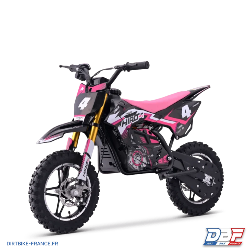 Pocket bike électrique enfant hiro falcon 550w Rose, Dirt Bike France - Photo N°7