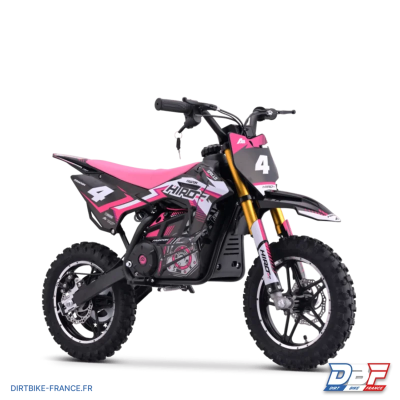 Pocket bike électrique enfant hiro falcon 550w Rose, Dirt Bike France - Photo N°8