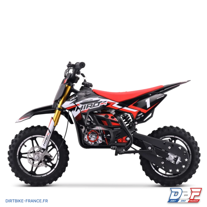 Pocket bike électrique enfant hiro falcon 550w Rouge, Dirt Bike France - Photo N°5