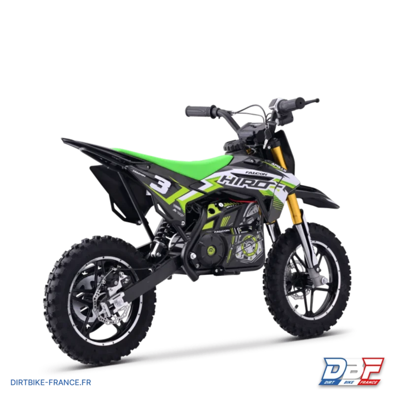 Pocket bike électrique enfant hiro falcon 550w Vert, Dirt Bike France - Photo N°3
