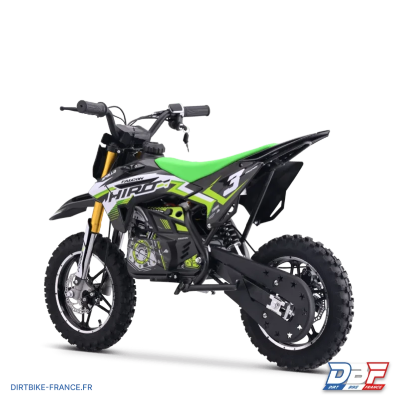 Pocket bike électrique enfant hiro falcon 550w Vert, Dirt Bike France - Photo N°4