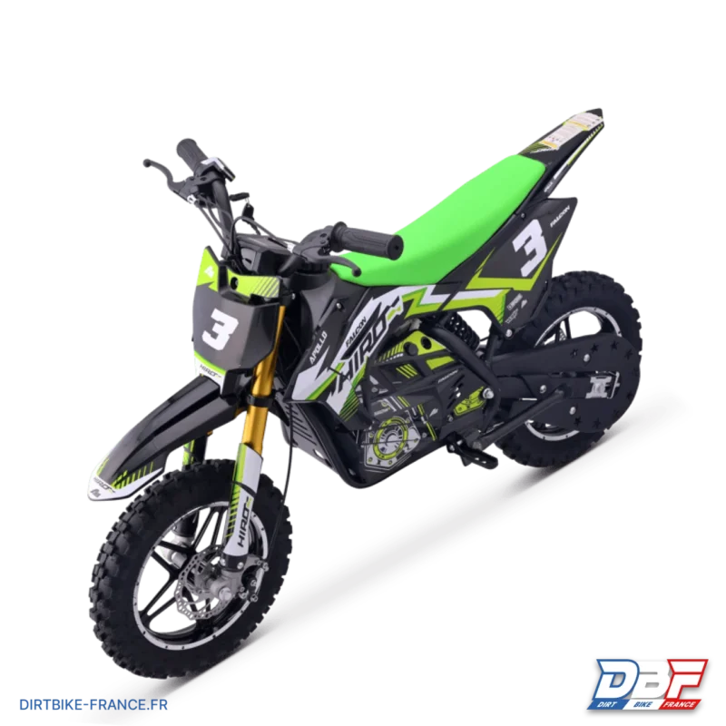 Pocket bike électrique enfant hiro falcon 550w Vert, Dirt Bike France - Photo N°6