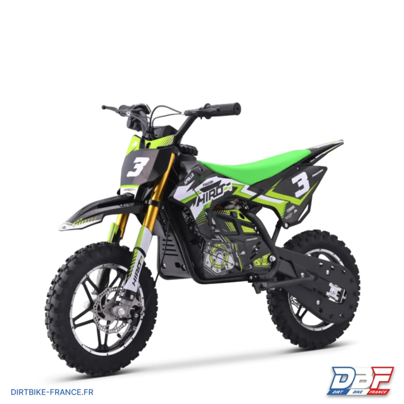 Pocket bike électrique enfant hiro falcon 550w Vert, Dirt Bike France - Photo N°7