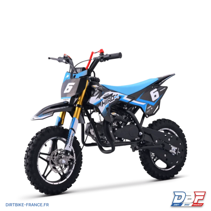 Pocket bike enfant hiro falcon 49cc Bleu, Dirt Bike France - Photo N°7