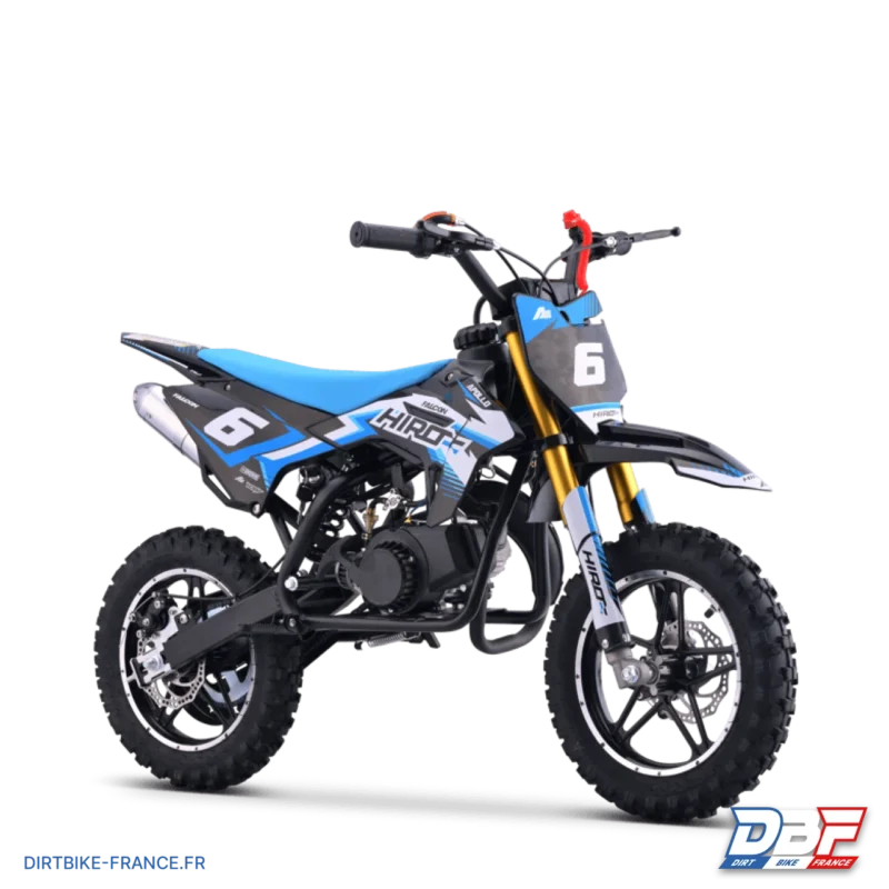 Pocket bike enfant hiro falcon 49cc Bleu, Dirt Bike France - Photo N°8