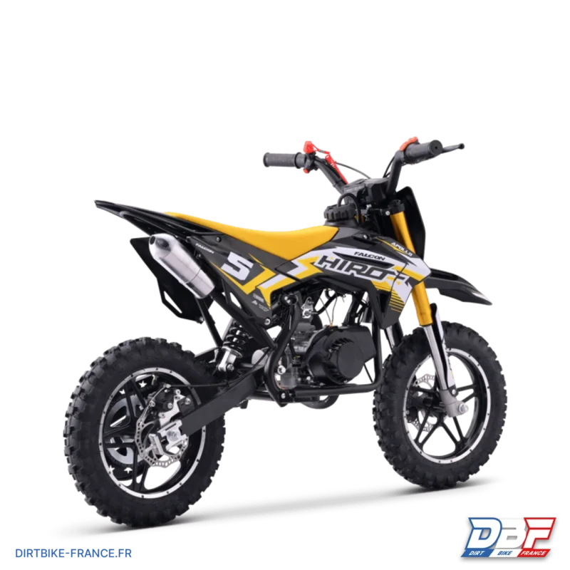 Pocket bike enfant hiro falcon 49cc Jaune, Dirt Bike France - Photo N°3