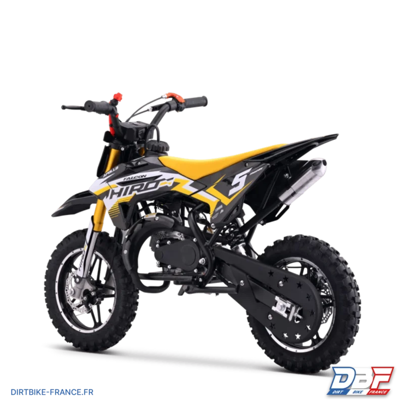 Pocket bike enfant hiro falcon 49cc Jaune, Dirt Bike France - Photo N°4