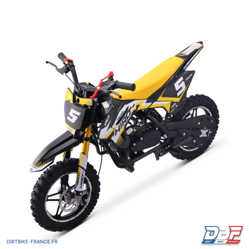 Pocket bike enfant hiro falcon 49cc Jaune, Dirt Bike France - Photo N°6