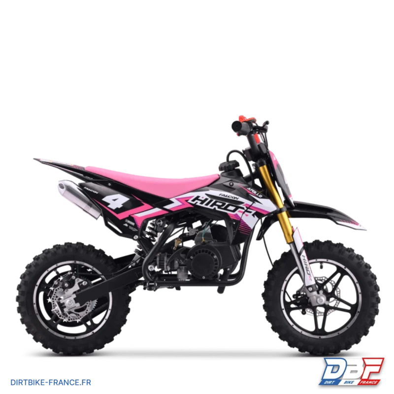 Pocket bike enfant hiro falcon 49cc Rose, Dirt Bike France - Photo N°1