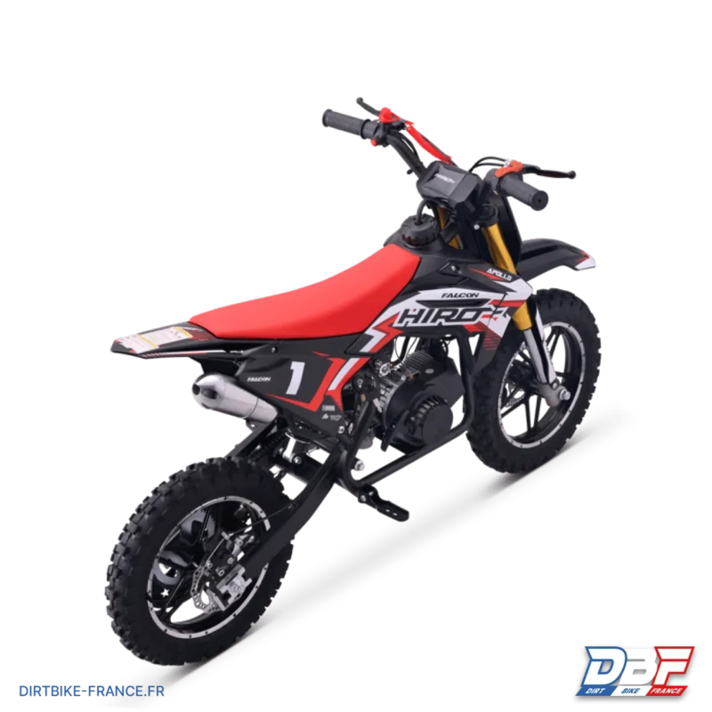 Pocket bike enfant hiro falcon 49cc Rouge, Dirt Bike France - Photo N°2