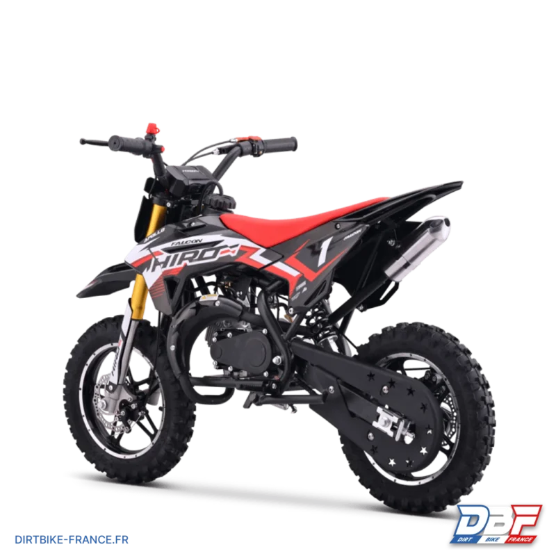 Pocket bike enfant hiro falcon 49cc Rouge, Dirt Bike France - Photo N°4