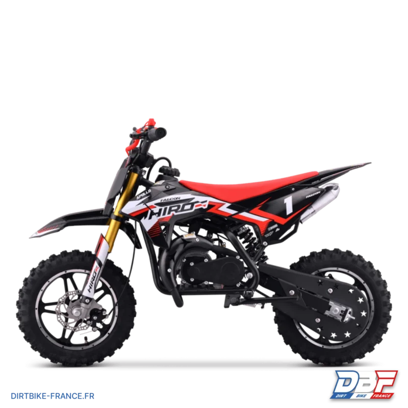 Pocket bike enfant hiro falcon 49cc Rouge, Dirt Bike France - Photo N°5