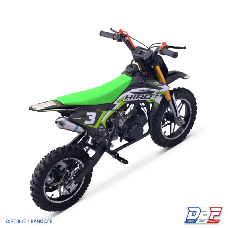 Pocket bike enfant hiro falcon 49cc Vert, Dirt Bike France - Photo N°2