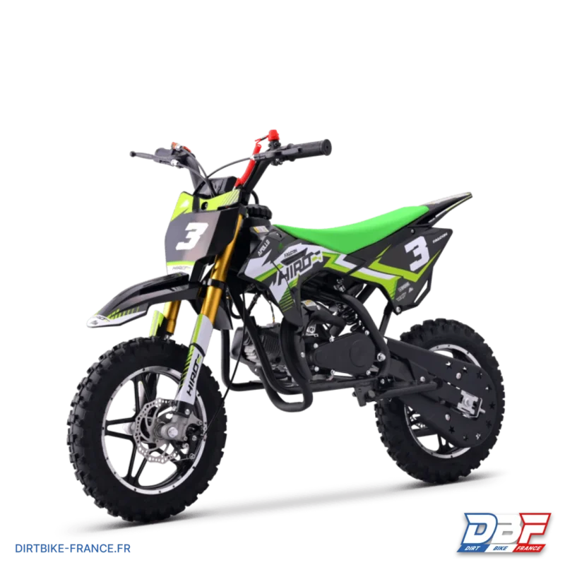 Pocket bike enfant hiro falcon 49cc Vert, Dirt Bike France - Photo N°7