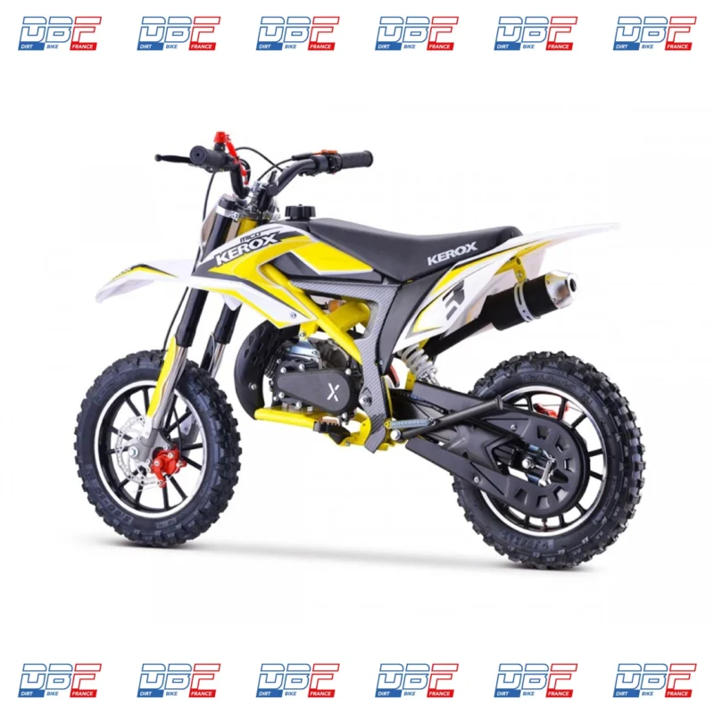 Pocket cross 50cc enfant KEROX Mico JAUNE, Dirt Bike France - Photo N°6