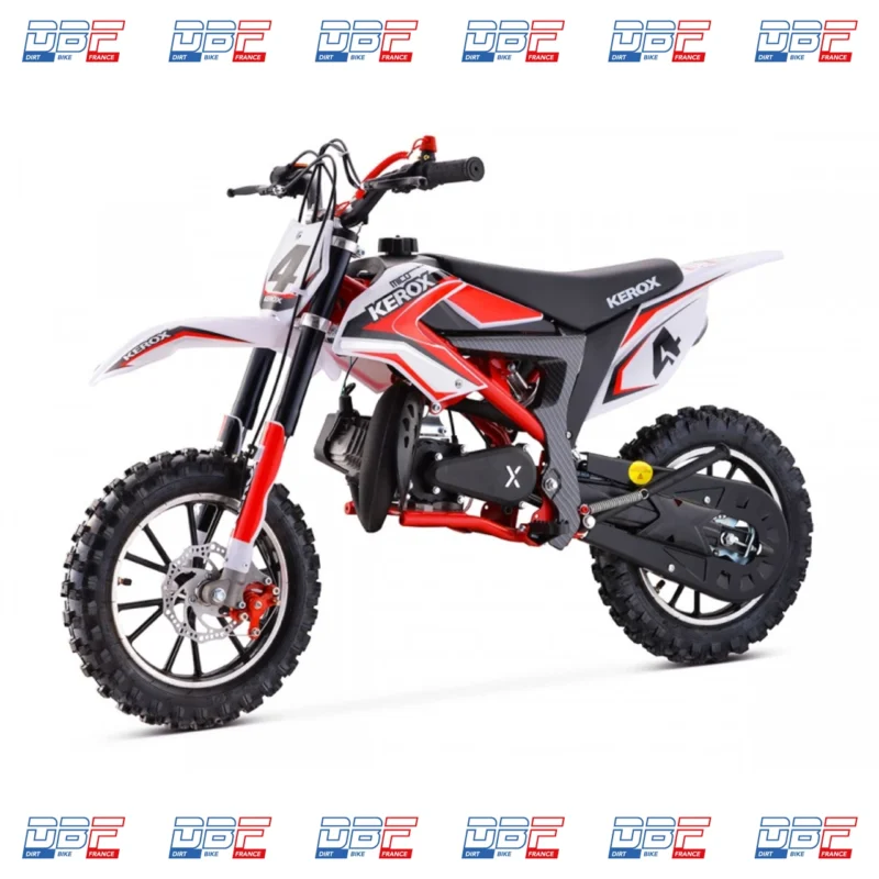 Pocket cross 50cc enfant KEROX Mico ROUGE, Dirt Bike France - Photo N°4