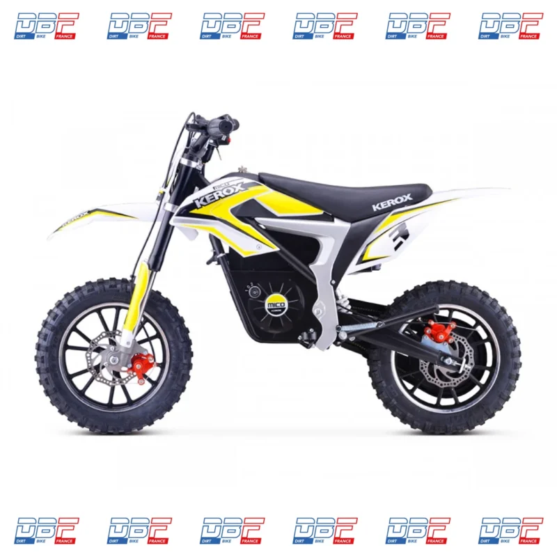 Pocket cross électrique 550W enfant KEROX E-Mico JAUNE, Dirt Bike France - Photo N°2