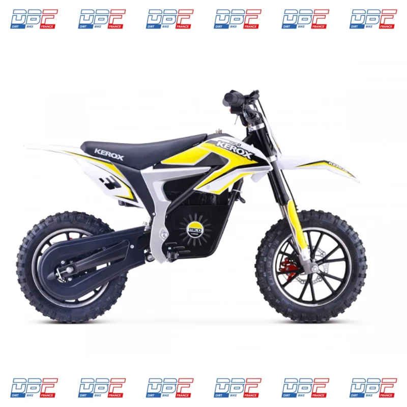 Pocket cross électrique 550W enfant KEROX E-Mico JAUNE, Dirt Bike France - Photo N°3