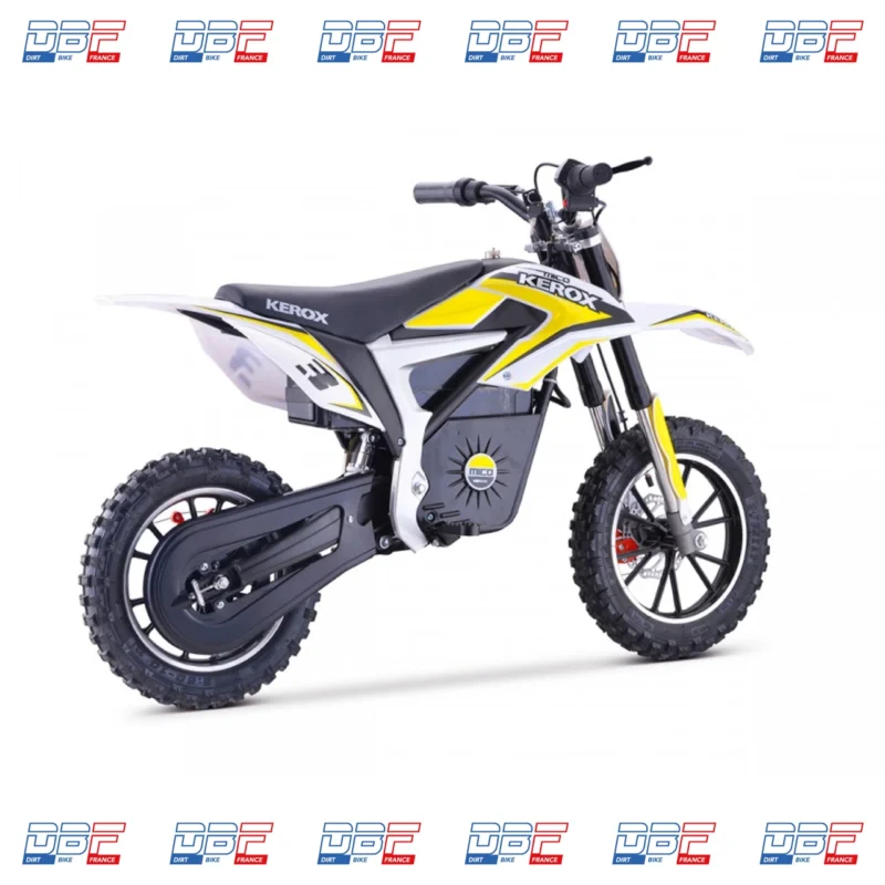 Pocket cross électrique 550W enfant KEROX E-Mico JAUNE, Dirt Bike France - Photo N°4