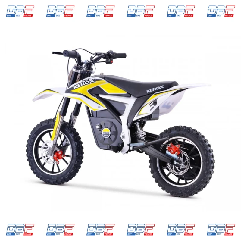 Pocket cross électrique 550W enfant KEROX E-Mico JAUNE, Dirt Bike France - Photo N°5