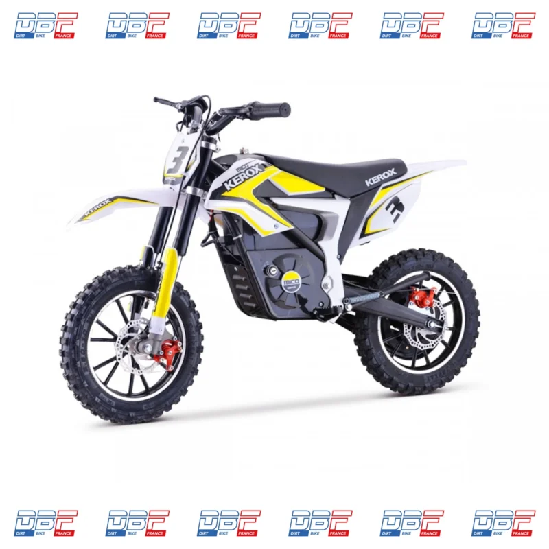 Pocket cross électrique 550W enfant KEROX E-Mico JAUNE, Dirt Bike France - Photo N°6