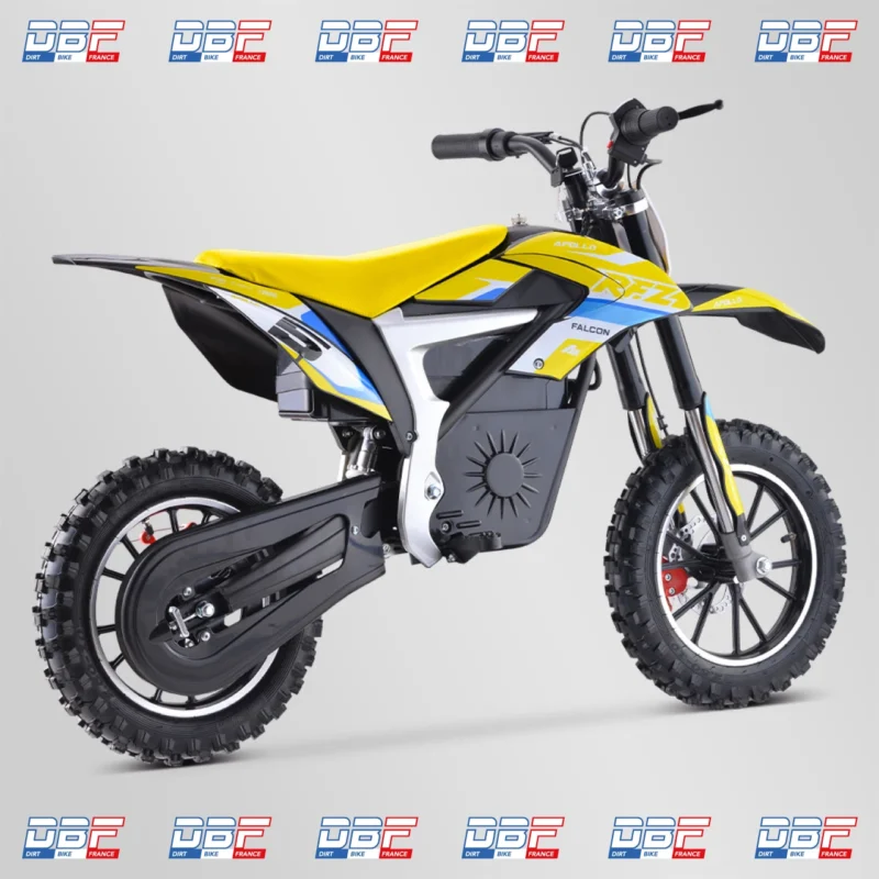 Pocket cross enfant apollo falcon 500w 2023 Jaune, Dirt Bike France - Photo N°2